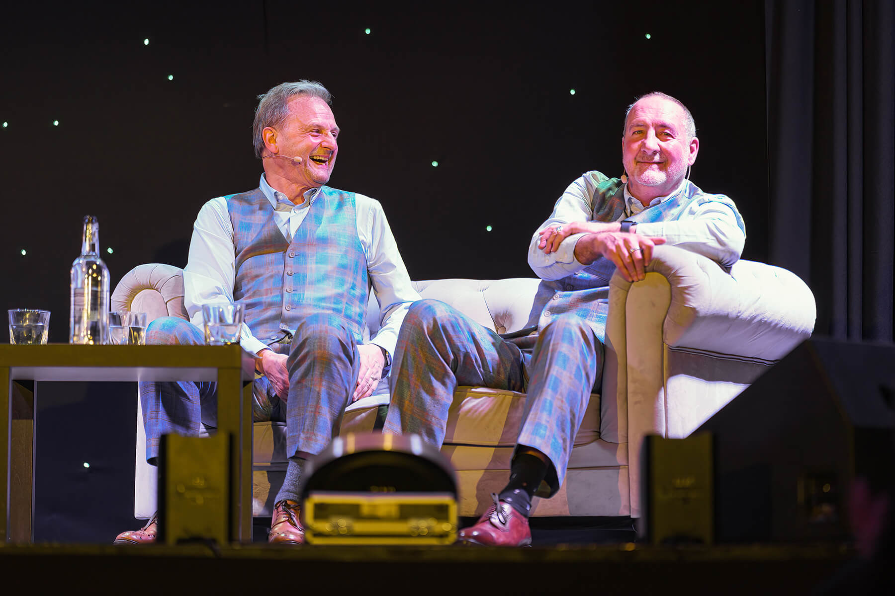 Mark and Lard stage shot