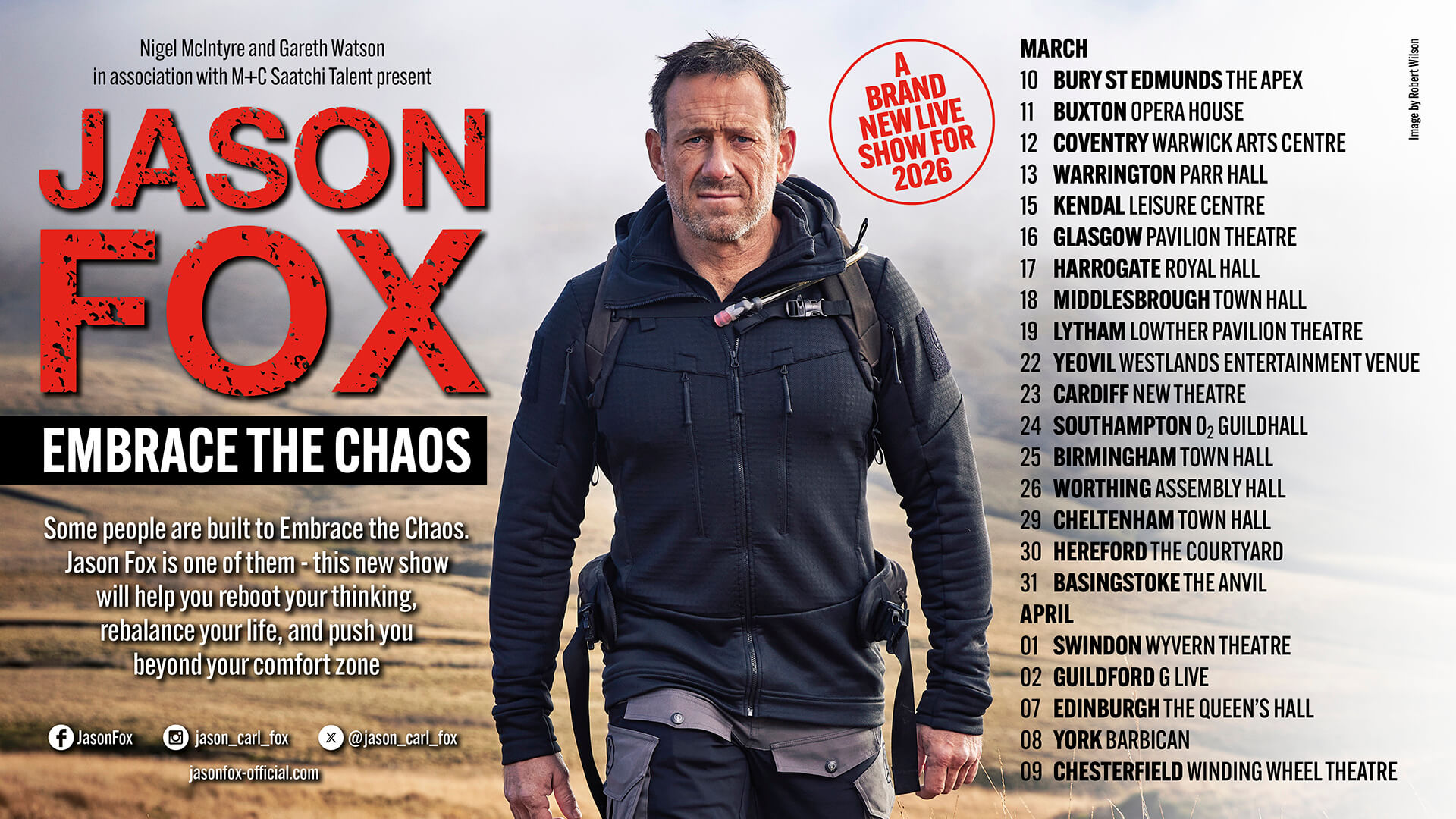 Jason Fox - Embrace the Chaos Tour